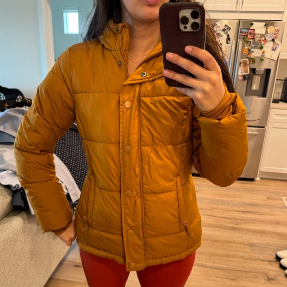 Mustard Puffy Jacket - Picture 5 of 5